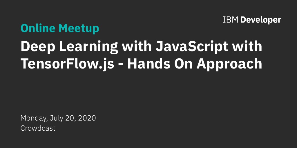 deep learning with javascript