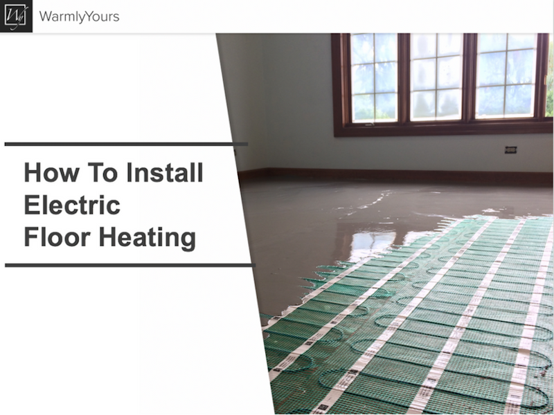 LIVE Q&A How to Install Electric Floor Heating Crowdcast
