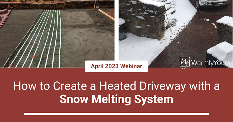 Snow melting systems