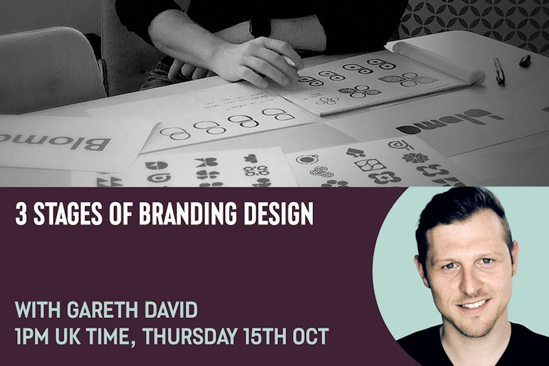 3 Stages of Branding Design with Gareth David - Crowdcast