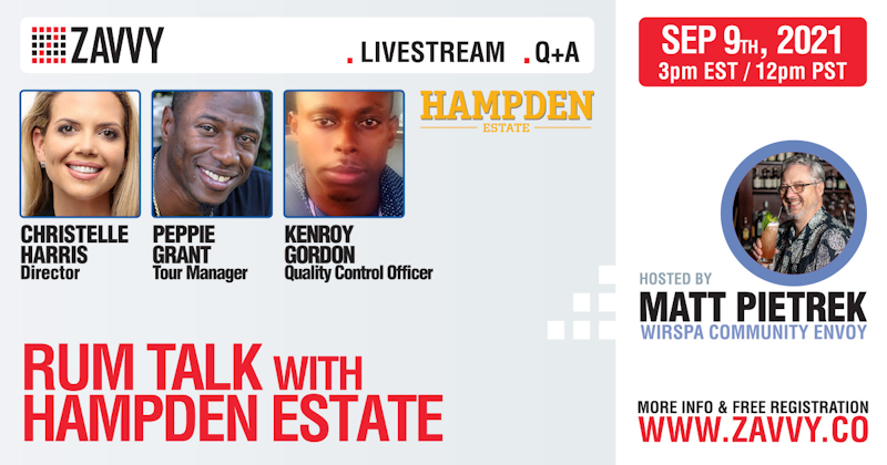 Rum Talk with Hampden Estate  Crowdcast