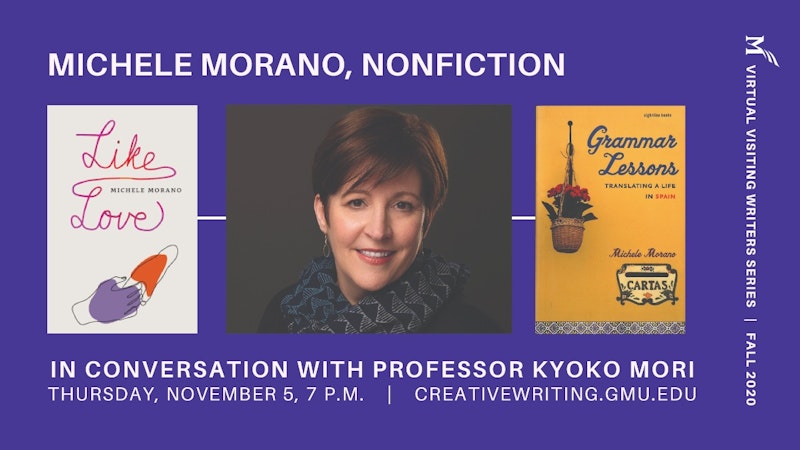 Nonfiction Writer Michele Morano in Conversation Presented by