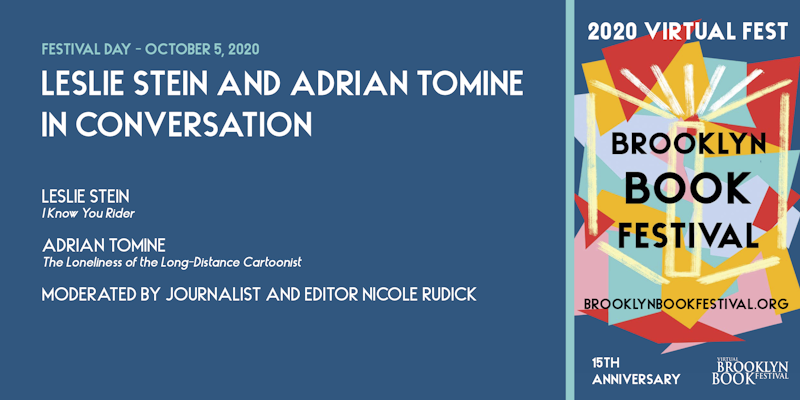 Leslie Stein and Adrian Tomine in conversation - Crowdcast