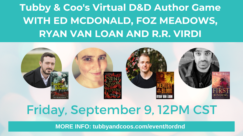 Virtual Dungeons & Dragons Featuring Tor Authors! - Crowdcast
