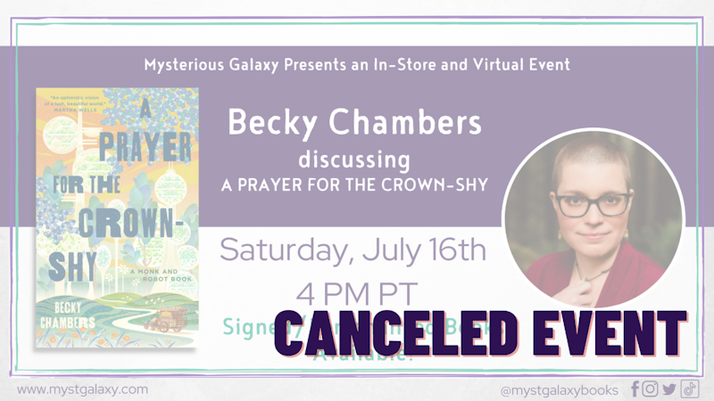 Becky Chambers discussing A PRAYER FOR THE CROWN-SHY - Crowdcast