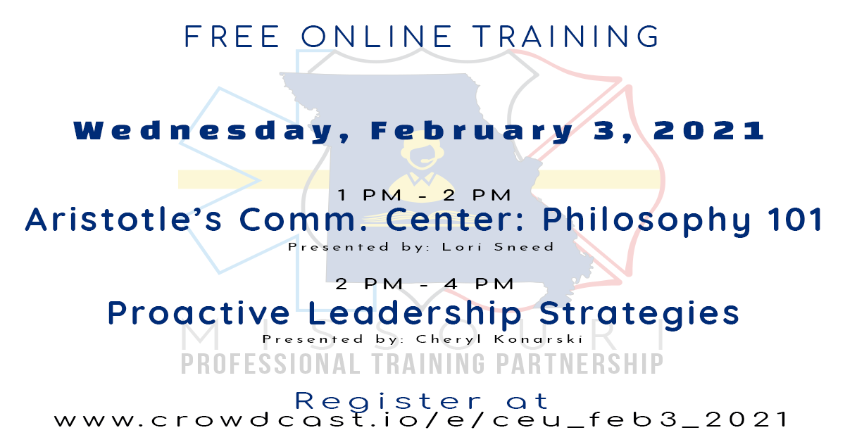 Missouri Professional Training Partnership Online CEU Leadership   Event Cover 2233