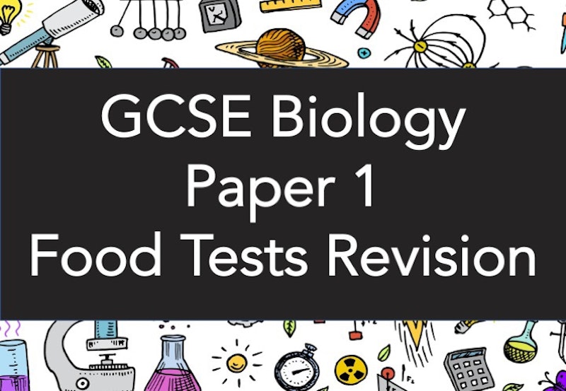 GCSE Food Tests Revision Crowdcast